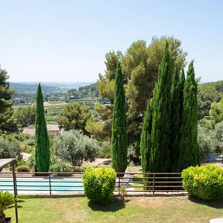 Villa La Belle Bleue, Piscine Chauffée, Vue Mer, Proche Bandol