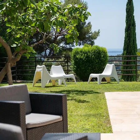 Villa La Belle Bleue, Piscine Chauffée, Vue Mer, Proche Bandol Sanary-sur-Mer